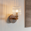 Travi Ribbed Wall Light Drk Brown Emperador Marble