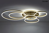 MOOSEE lampa sufitowa / plafon RINGS 6    złota