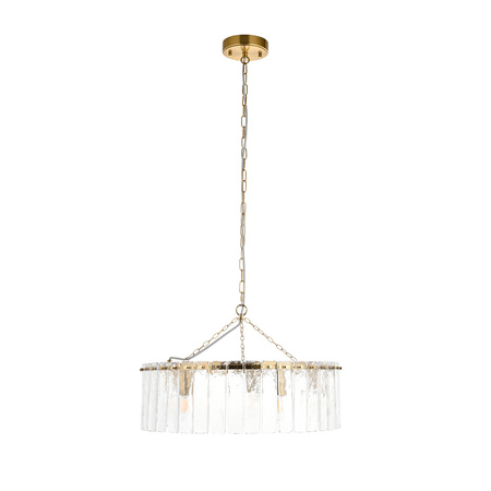 Karine 5 Pendant Light Brushed Aged Brass