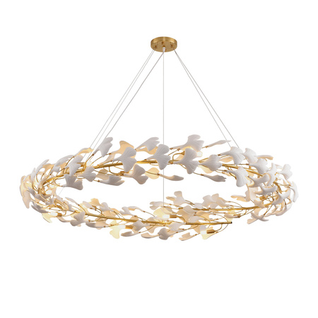 Lampa wisząca BOTANIKA złoto biała 150 cm