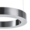 Lampa wisząca CIRCLE 40 cm - LED, ring tytan szczotkowany