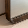 Helsinki Arch Leaner Wirror Walnut 600x60x1600mm