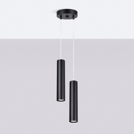 Lampa wisząca LAGOS 2P czarna