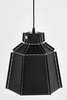 LAMPA SUFITOWA WISZĄCA LOFT CZARNA MONA W1