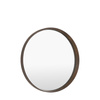 Helsinki Round Mirror Walnut 800x58x800mm