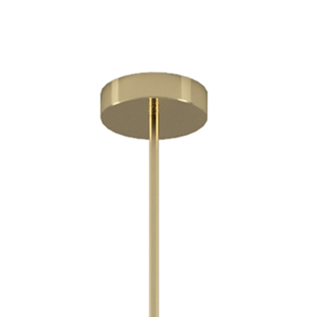 Lampa wisząca MILKY DROP 120 cm- złota z białymi kloszami