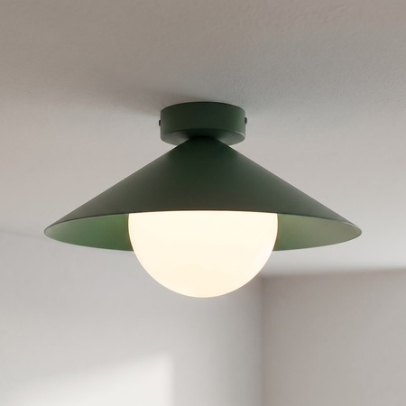MONO PLAFON 1S OLIVE GREEN