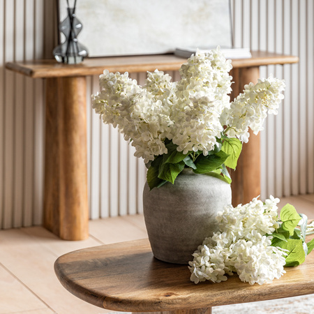 Vintage Cone Hydrangea Floral Stem Ivory (12pk)