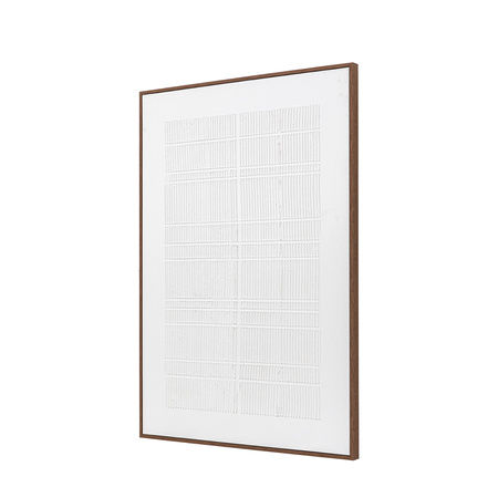 Obraz w ramie „Echo” – naturalny, 70 × 3 × 100 cm