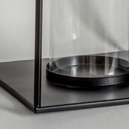 Latarnia Alcora czarna 200 x 200 x 440 mm