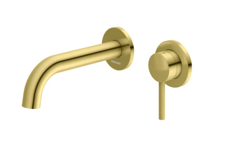 Axel Brushed Gold Podtynkowa bateria umywalkowa