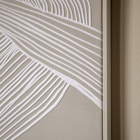 Obraz w ramie „Entangled” – naturalny, 70 × 3 × 100 cm