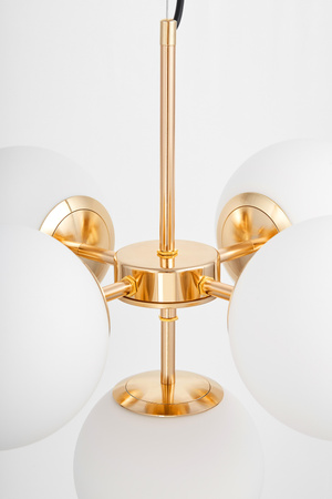 NOWOCZESNA LAMPA WISZĄCA ZŁOTA STELVIO W5