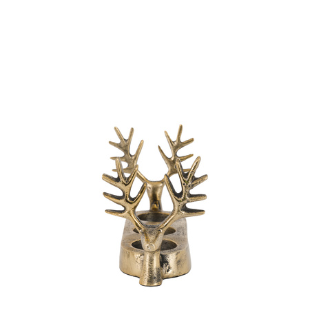 Stag Gold Trio Tealight Holder 250x95x120mm