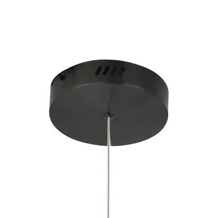 Lampa wisząca CIRCLE 60 cm - LED, ring tytan szczotkowany