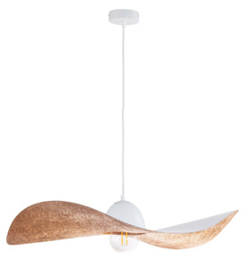 KAPELLO L biały/miedź ? 76cm lampa wisząca