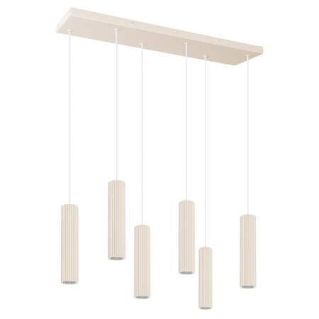 Lampa wisząca IVAR 6L beżowa LED 3000K
