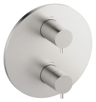 Rozeta maskująca podtynkowej baterii termostatycznej stal pvd