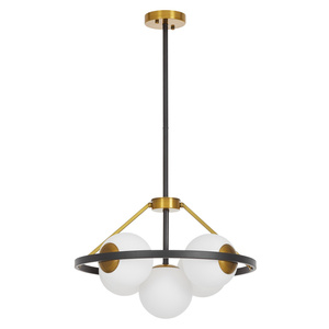 NOWOCZESNA LAMPA WISZĄCA CZARNO-ZŁOTA DONZANO W5