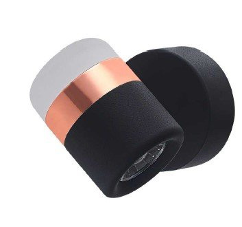 Lampa ścienna POCCO LED czarna 14 cm