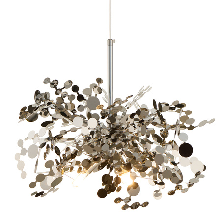 Lampa wisząca MONETTI 40 cm - chrom, dekoracyjna