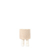 Polka Planter With Feet Medium Beige 105x105x155mm