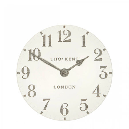 Arabic Wall Clock Limestone 12in