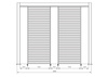 Panel boczny do pergoli BIZZOTTO OCEAN – Silk