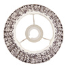Leaf Shade Pearl Grey Fabric 145x118x200mm