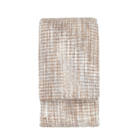 Woven Natural Faux Mohair Sherpa Throw 1300x1600mm