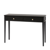 Acton 2 Drawer Console Black 1100x360x760mm