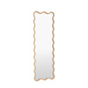Wiggle Leaner Mirror Oak 500x30x1500mm