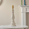 Myrtle Table Lamp Base Almond White