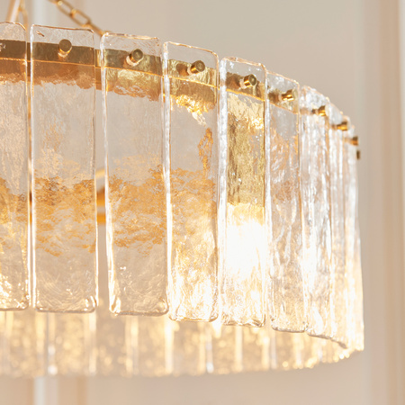 Karine 5 Pendant Light Brushed Aged Brass