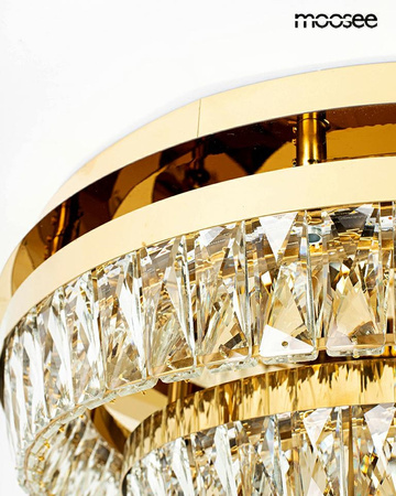 MOOSEE lampa sufitowa / plafon SAVOY 2    złota