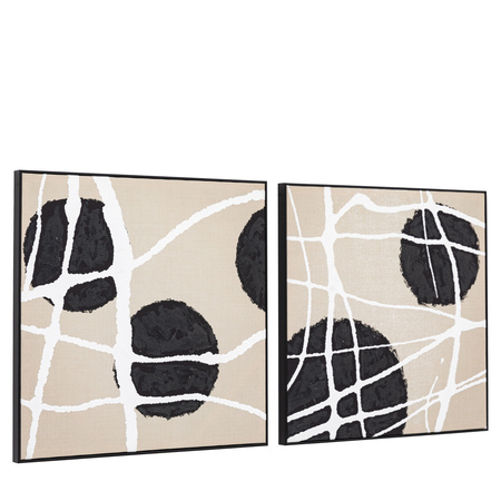 Capture Framed Canvas Set of 2 600x10x600mm