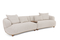Sofa BIZZOTTO CHEOPE 4-osobowa z stolikiem – contemporary design premium