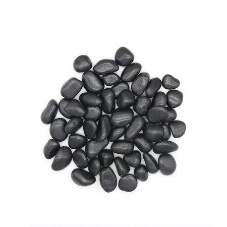 Kamień OTOCZAK 2-3 cm 20 kg polerowany    czarny