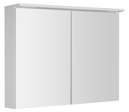 KAWA STRIP szafka z lustrem, oświetlenie LED 90x70x22cm, biały