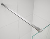 ESCA CHROME jednoczęściowa kabina przysznicowa Walk-In, szkło Marron, 1400 mm