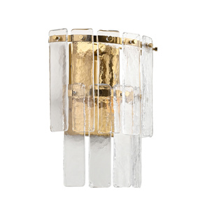 Karine Wall Light Brushed Aged Brass