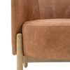 Tindon Armchair Vintage Brown Leather 710x750x790m