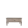 Stolik kawowy Mustique Square z 2 szufladami 900 x 900 x 435 mm