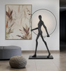 MOOSEE lampa podłogowa HUMAN ROUND        włókno szklane
