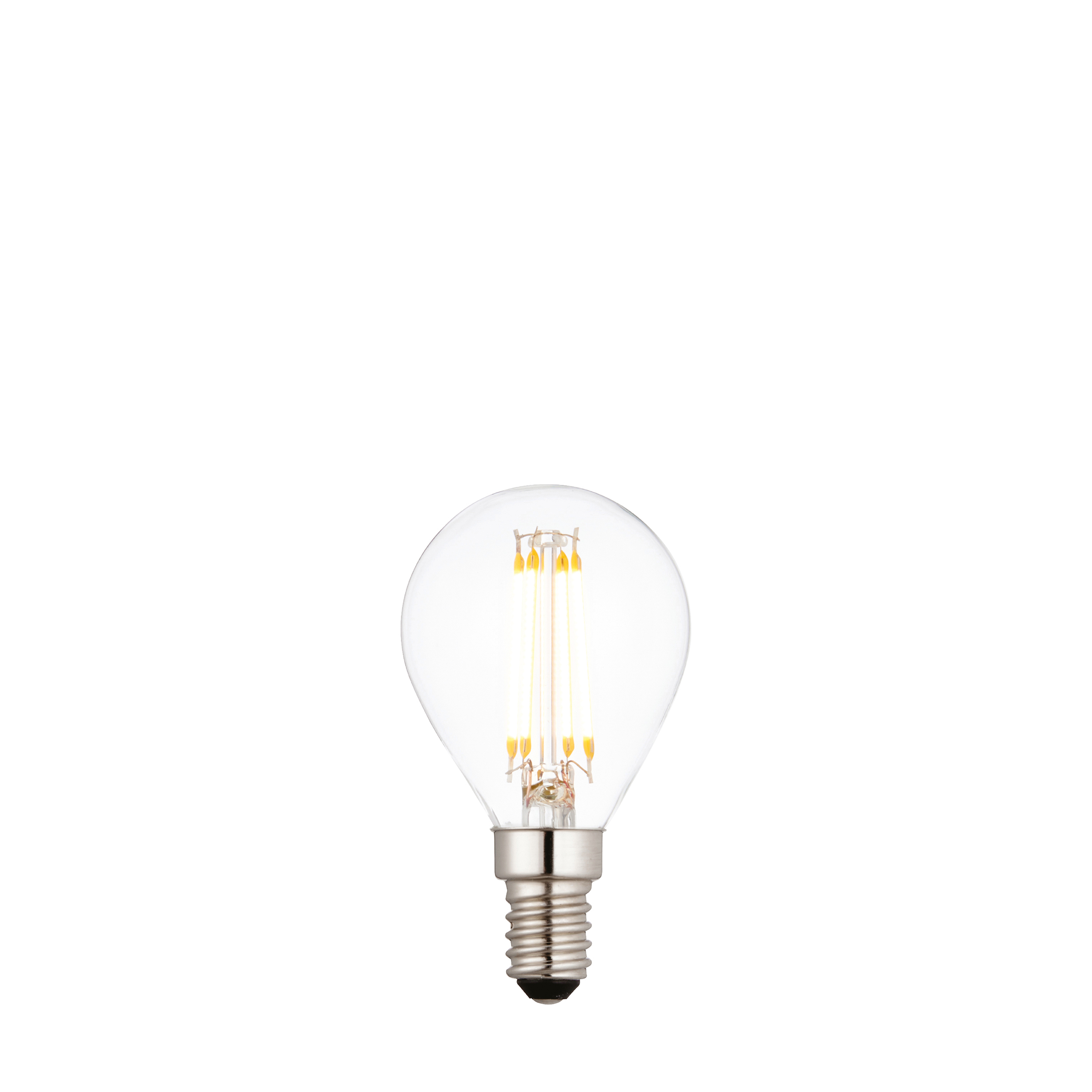 Żarówka LED – ciepła biel, 4W LED E14 ciepła biel, 2700 K, 4,5 × 4,5 × 8 cm