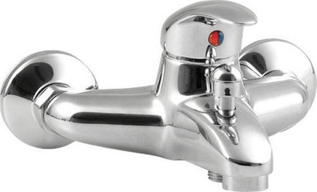 KASIOPEA bateria wannowa ścienna, chrom