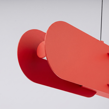 Lampa wisząca CHAIN 91 czerwona LED 4000K