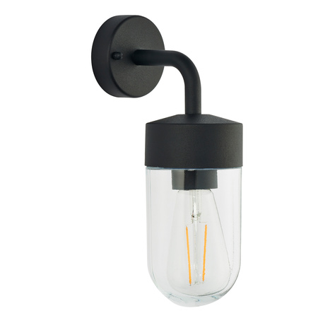 North Wall Light Matt Black