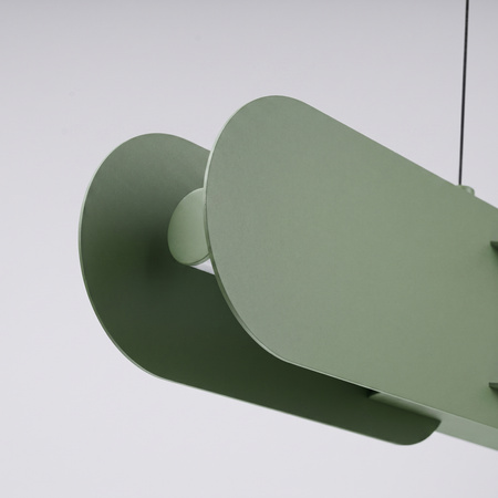 Lampa wisząca CHAIN 91 zielona oliwka LED 3000K