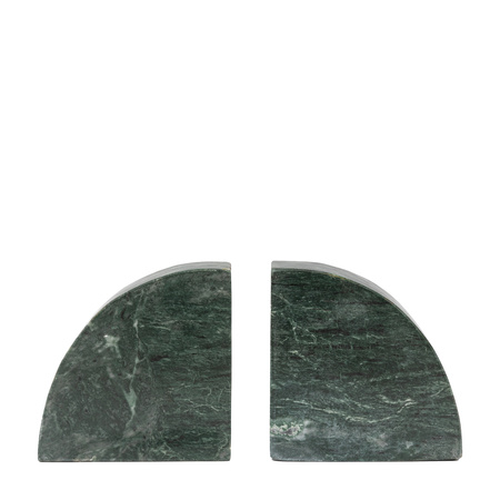 Tamera Marble Bookends Set of 2 Green 150x150mm